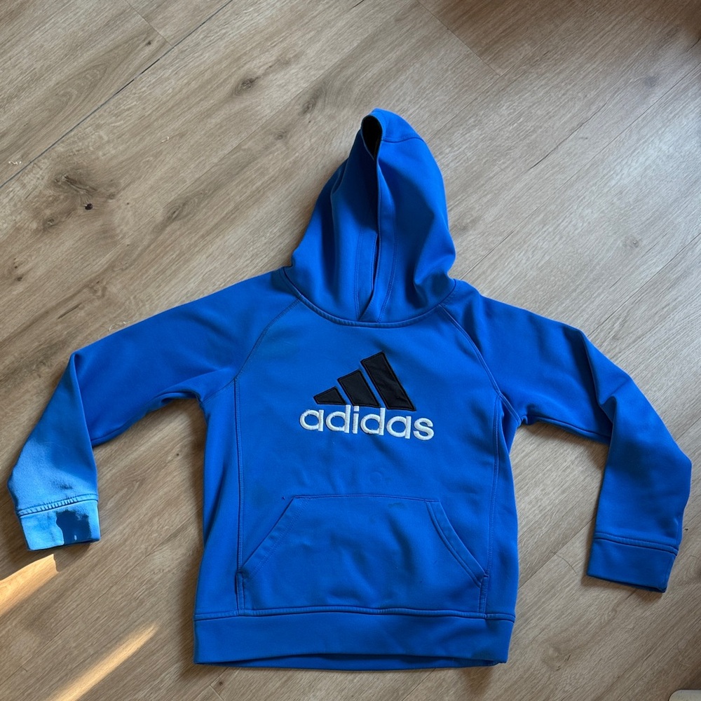 Adidas Kids Royal Blue Hoodie